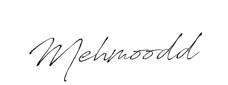 Make a beautiful signature design for name Mehmoodd. With this signature (Antro_Vectra) style, you can create a handwritten signature for free. Mehmoodd signature style 6 images and pictures png