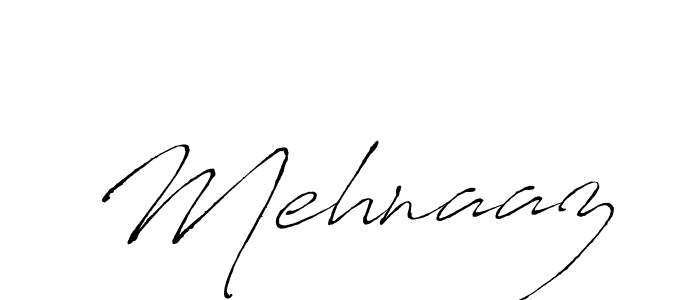 Make a beautiful signature design for name Mehnaaz. With this signature (Antro_Vectra) style, you can create a handwritten signature for free. Mehnaaz signature style 6 images and pictures png