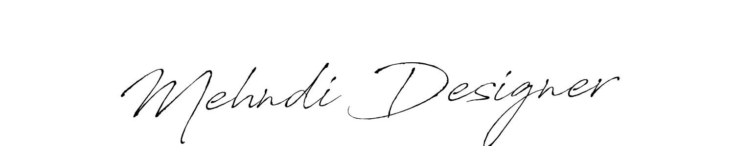 How to make Mehndi Designer signature? Antro_Vectra is a professional autograph style. Create handwritten signature for Mehndi Designer name. Mehndi Designer signature style 6 images and pictures png