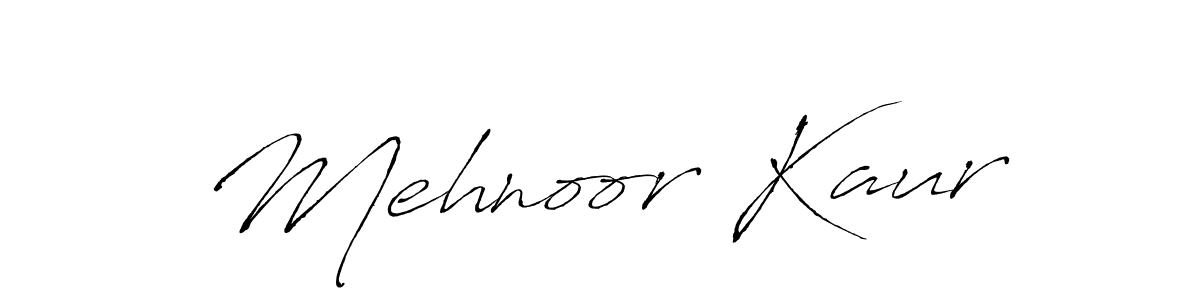 How to make Mehnoor Kaur name signature. Use Antro_Vectra style for creating short signs online. This is the latest handwritten sign. Mehnoor Kaur signature style 6 images and pictures png