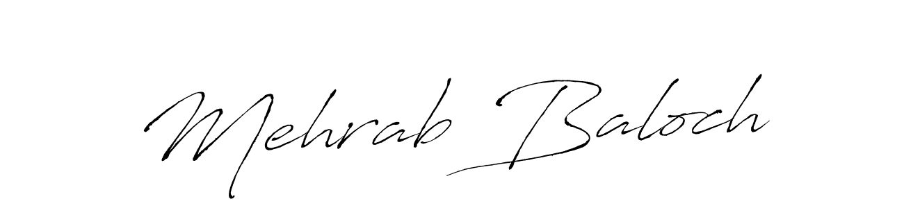 Make a beautiful signature design for name Mehrab Baloch. Use this online signature maker to create a handwritten signature for free. Mehrab Baloch signature style 6 images and pictures png