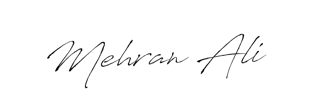 The best way (Antro_Vectra) to make a short signature is to pick only two or three words in your name. The name Mehran Ali include a total of six letters. For converting this name. Mehran Ali signature style 6 images and pictures png