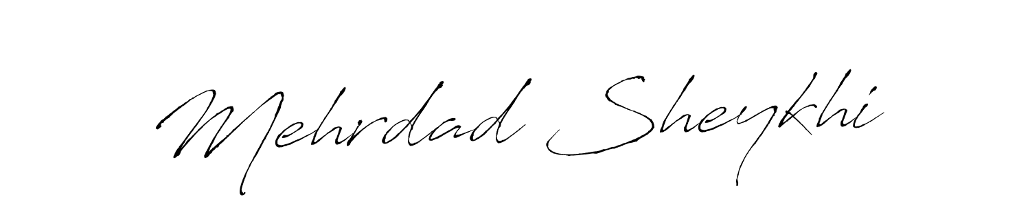 Make a beautiful signature design for name Mehrdad Sheykhi. With this signature (Antro_Vectra) style, you can create a handwritten signature for free. Mehrdad Sheykhi signature style 6 images and pictures png