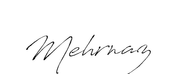 How to make Mehrnaz name signature. Use Antro_Vectra style for creating short signs online. This is the latest handwritten sign. Mehrnaz signature style 6 images and pictures png