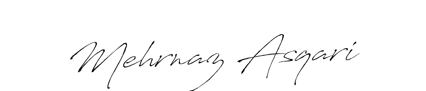 Design your own signature with our free online signature maker. With this signature software, you can create a handwritten (Antro_Vectra) signature for name Mehrnaz Asqari. Mehrnaz Asqari signature style 6 images and pictures png