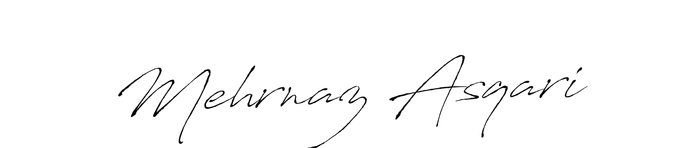 Design your own signature with our free online signature maker. With this signature software, you can create a handwritten (Antro_Vectra) signature for name Mehrnaz Asqari. Mehrnaz Asqari signature style 6 images and pictures png