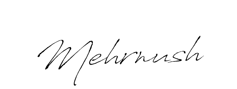 Make a beautiful signature design for name Mehrnush. With this signature (Antro_Vectra) style, you can create a handwritten signature for free. Mehrnush signature style 6 images and pictures png
