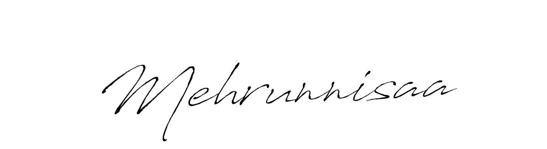 How to make Mehrunnisaa name signature. Use Antro_Vectra style for creating short signs online. This is the latest handwritten sign. Mehrunnisaa signature style 6 images and pictures png