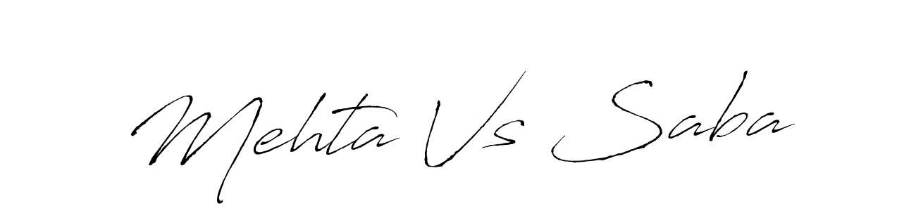 Similarly Antro_Vectra is the best handwritten signature design. Signature creator online .You can use it as an online autograph creator for name Mehta Vs Saba. Mehta Vs Saba signature style 6 images and pictures png