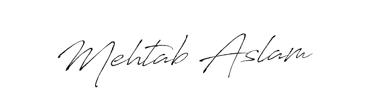 It looks lik you need a new signature style for name Mehtab Aslam. Design unique handwritten (Antro_Vectra) signature with our free signature maker in just a few clicks. Mehtab Aslam signature style 6 images and pictures png