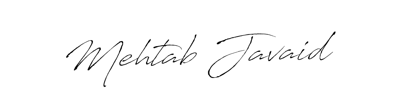 Mehtab Javaid stylish signature style. Best Handwritten Sign (Antro_Vectra) for my name. Handwritten Signature Collection Ideas for my name Mehtab Javaid. Mehtab Javaid signature style 6 images and pictures png