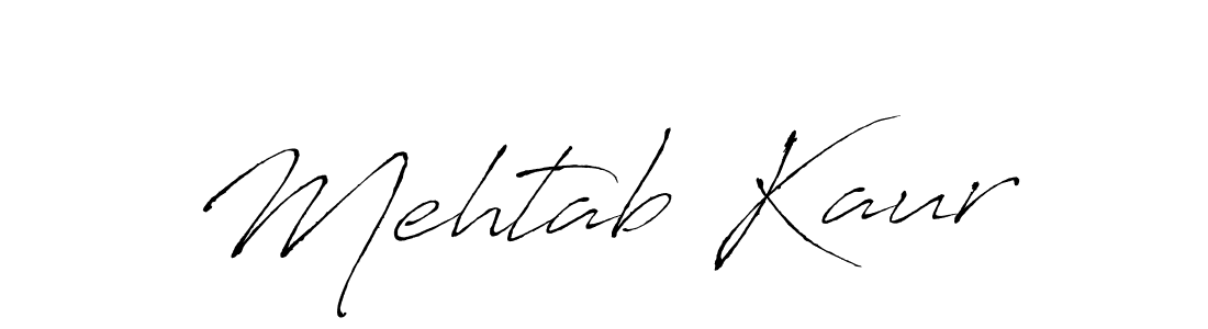 How to make Mehtab Kaur signature? Antro_Vectra is a professional autograph style. Create handwritten signature for Mehtab Kaur name. Mehtab Kaur signature style 6 images and pictures png