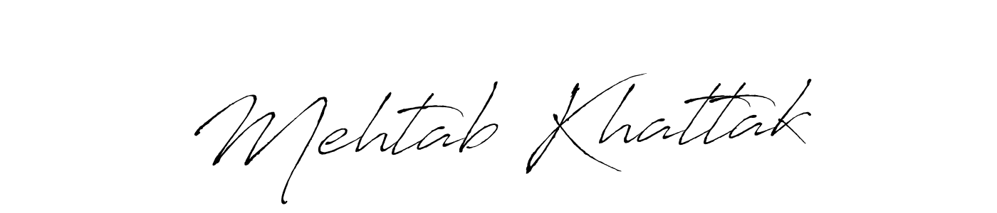 How to make Mehtab Khattak signature? Antro_Vectra is a professional autograph style. Create handwritten signature for Mehtab Khattak name. Mehtab Khattak signature style 6 images and pictures png