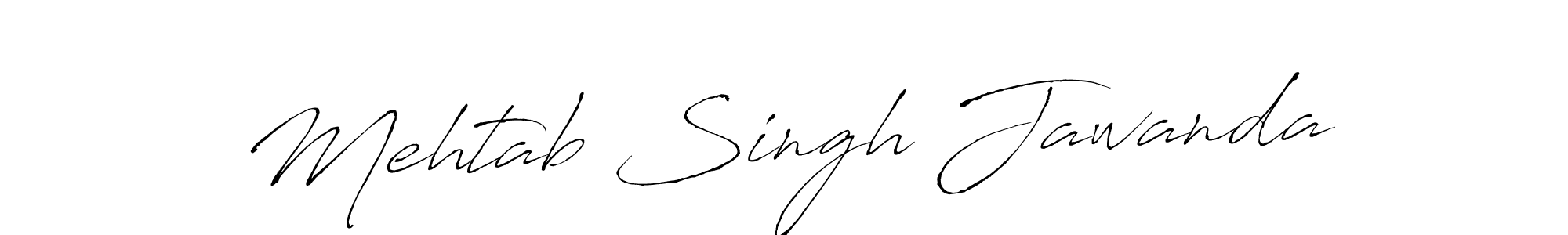 How to make Mehtab Singh Jawanda signature? Antro_Vectra is a professional autograph style. Create handwritten signature for Mehtab Singh Jawanda name. Mehtab Singh Jawanda signature style 6 images and pictures png