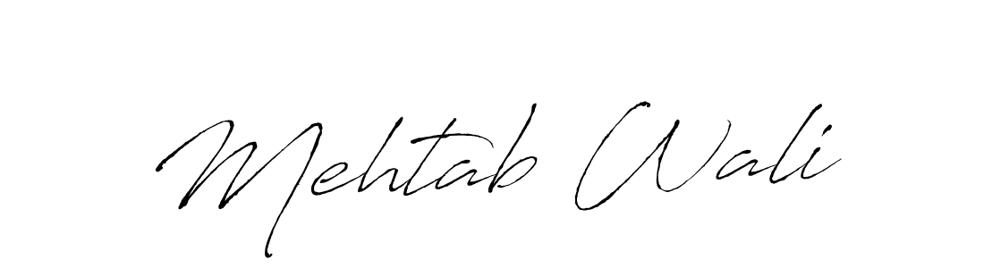 Also You can easily find your signature by using the search form. We will create Mehtab Wali name handwritten signature images for you free of cost using Antro_Vectra sign style. Mehtab Wali signature style 6 images and pictures png