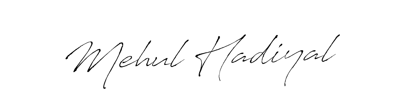 How to make Mehul Hadiyal signature? Antro_Vectra is a professional autograph style. Create handwritten signature for Mehul Hadiyal name. Mehul Hadiyal signature style 6 images and pictures png