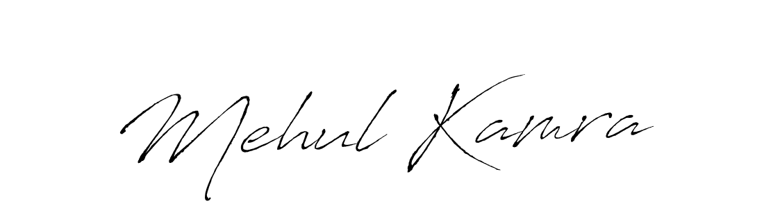 Make a beautiful signature design for name Mehul Kamra. With this signature (Antro_Vectra) style, you can create a handwritten signature for free. Mehul Kamra signature style 6 images and pictures png