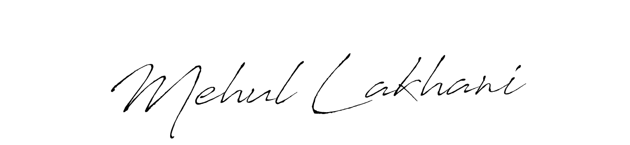 Use a signature maker to create a handwritten signature online. With this signature software, you can design (Antro_Vectra) your own signature for name Mehul Lakhani. Mehul Lakhani signature style 6 images and pictures png