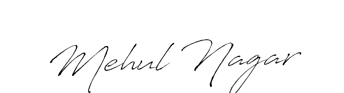 Create a beautiful signature design for name Mehul Nagar. With this signature (Antro_Vectra) fonts, you can make a handwritten signature for free. Mehul Nagar signature style 6 images and pictures png