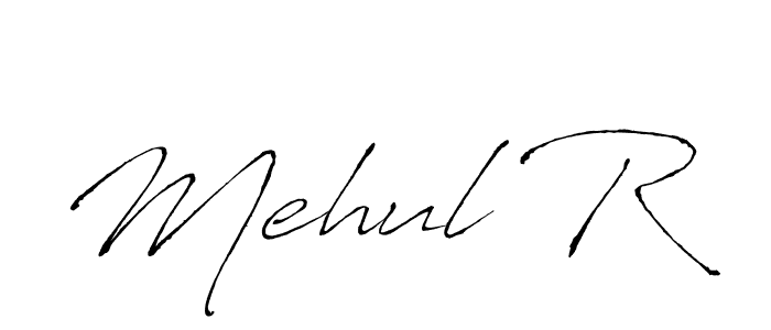 How to make Mehul R signature? Antro_Vectra is a professional autograph style. Create handwritten signature for Mehul R name. Mehul R signature style 6 images and pictures png