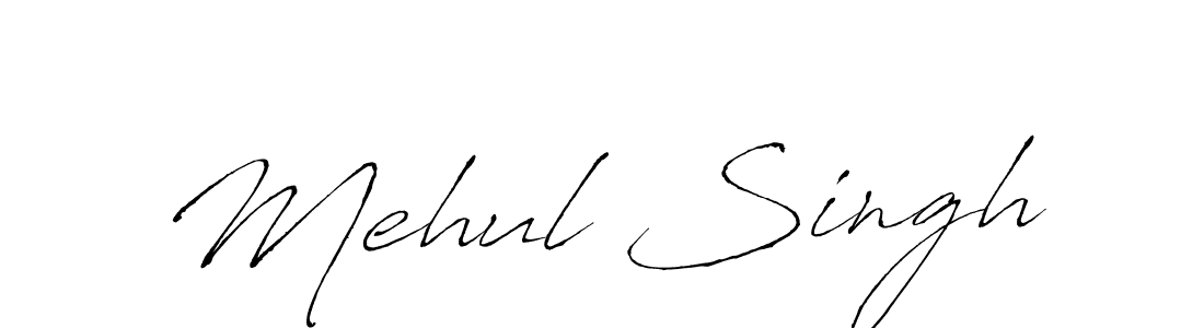 Use a signature maker to create a handwritten signature online. With this signature software, you can design (Antro_Vectra) your own signature for name Mehul Singh. Mehul Singh signature style 6 images and pictures png