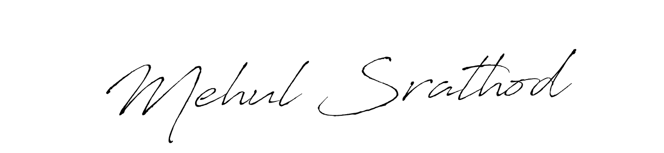 The best way (Antro_Vectra) to make a short signature is to pick only two or three words in your name. The name Mehul Srathod include a total of six letters. For converting this name. Mehul Srathod signature style 6 images and pictures png