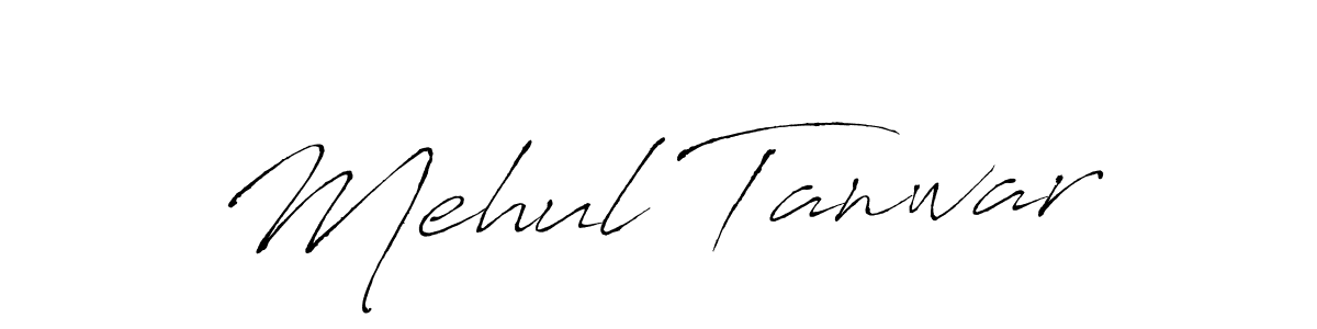 Also You can easily find your signature by using the search form. We will create Mehul Tanwar name handwritten signature images for you free of cost using Antro_Vectra sign style. Mehul Tanwar signature style 6 images and pictures png