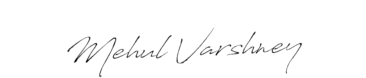 It looks lik you need a new signature style for name Mehul Varshney. Design unique handwritten (Antro_Vectra) signature with our free signature maker in just a few clicks. Mehul Varshney signature style 6 images and pictures png