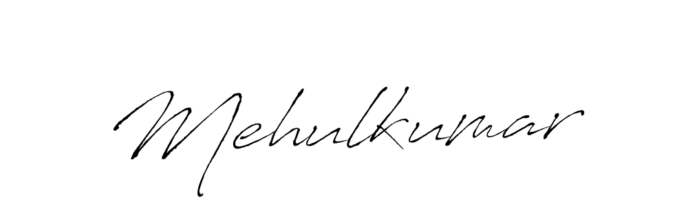 Design your own signature with our free online signature maker. With this signature software, you can create a handwritten (Antro_Vectra) signature for name Mehulkumar. Mehulkumar signature style 6 images and pictures png
