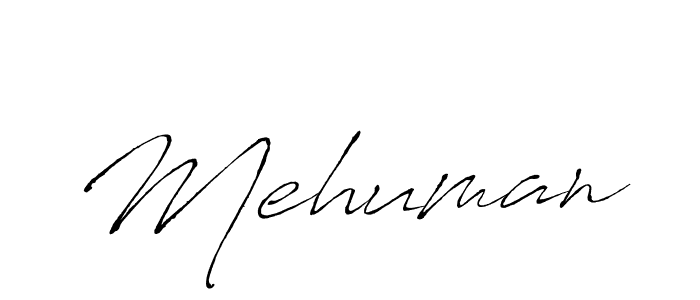 Antro_Vectra is a professional signature style that is perfect for those who want to add a touch of class to their signature. It is also a great choice for those who want to make their signature more unique. Get Mehuman name to fancy signature for free. Mehuman signature style 6 images and pictures png