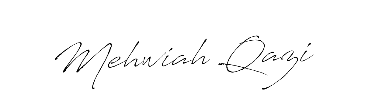 Create a beautiful signature design for name Mehwiah Qazi. With this signature (Antro_Vectra) fonts, you can make a handwritten signature for free. Mehwiah Qazi signature style 6 images and pictures png