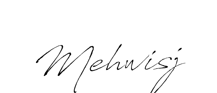 Make a beautiful signature design for name Mehwisj. With this signature (Antro_Vectra) style, you can create a handwritten signature for free. Mehwisj signature style 6 images and pictures png