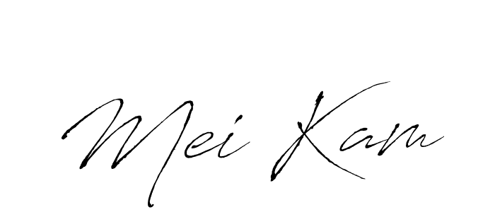Use a signature maker to create a handwritten signature online. With this signature software, you can design (Antro_Vectra) your own signature for name Mei Kam. Mei Kam signature style 6 images and pictures png