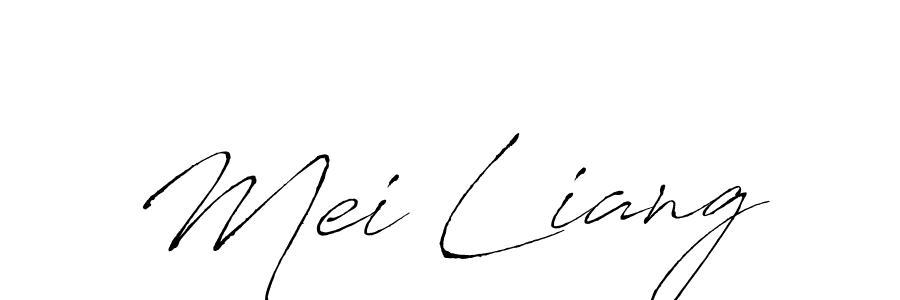 The best way (Antro_Vectra) to make a short signature is to pick only two or three words in your name. The name Mei Liang include a total of six letters. For converting this name. Mei Liang signature style 6 images and pictures png