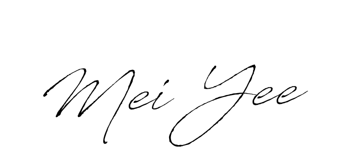 You should practise on your own different ways (Antro_Vectra) to write your name (Mei Yee) in signature. don't let someone else do it for you. Mei Yee signature style 6 images and pictures png