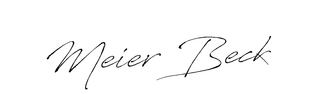 if you are searching for the best signature style for your name Meier Beck. so please give up your signature search. here we have designed multiple signature styles  using Antro_Vectra. Meier Beck signature style 6 images and pictures png