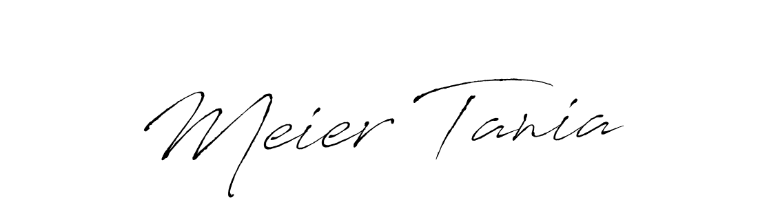 It looks lik you need a new signature style for name Meier Tania. Design unique handwritten (Antro_Vectra) signature with our free signature maker in just a few clicks. Meier Tania signature style 6 images and pictures png