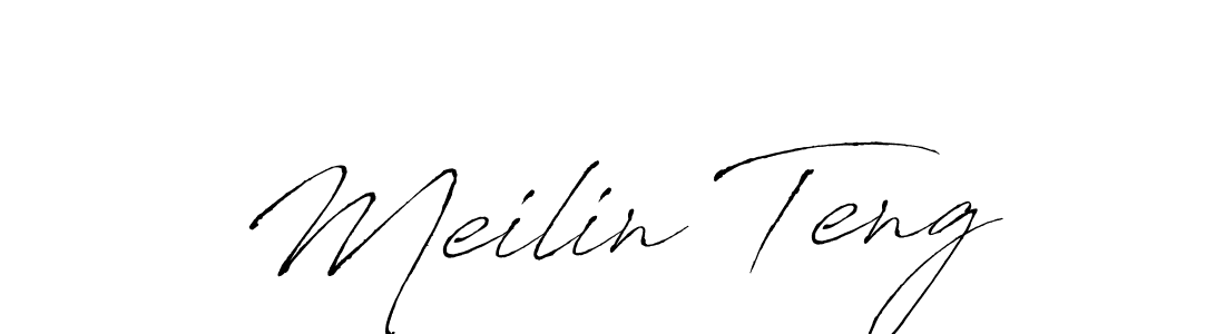 Use a signature maker to create a handwritten signature online. With this signature software, you can design (Antro_Vectra) your own signature for name Meilin Teng. Meilin Teng signature style 6 images and pictures png