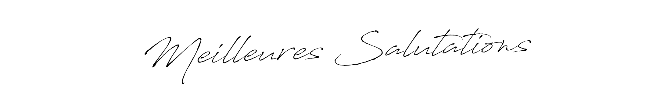 Meilleures Salutations stylish signature style. Best Handwritten Sign (Antro_Vectra) for my name. Handwritten Signature Collection Ideas for my name Meilleures Salutations. Meilleures Salutations signature style 6 images and pictures png