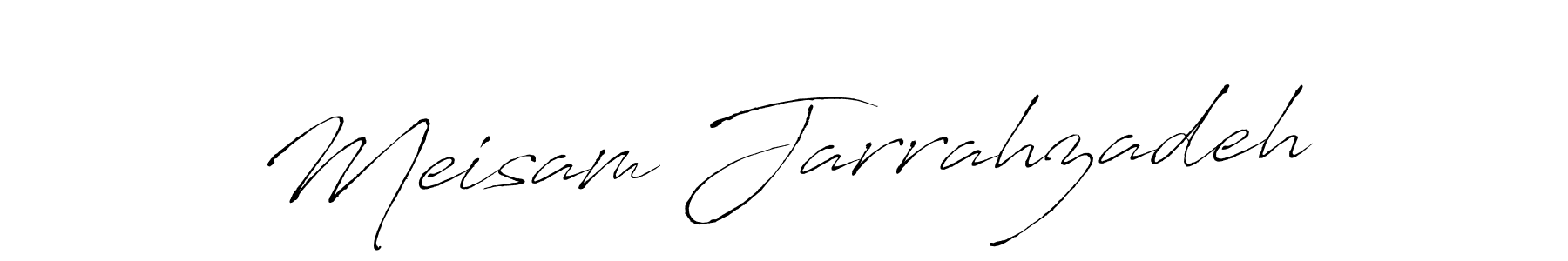 The best way (Antro_Vectra) to make a short signature is to pick only two or three words in your name. The name Meisam Jarrahzadeh include a total of six letters. For converting this name. Meisam Jarrahzadeh signature style 6 images and pictures png