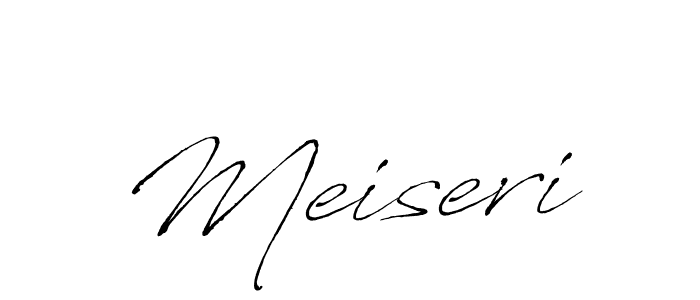 Create a beautiful signature design for name Meiseri. With this signature (Antro_Vectra) fonts, you can make a handwritten signature for free. Meiseri signature style 6 images and pictures png