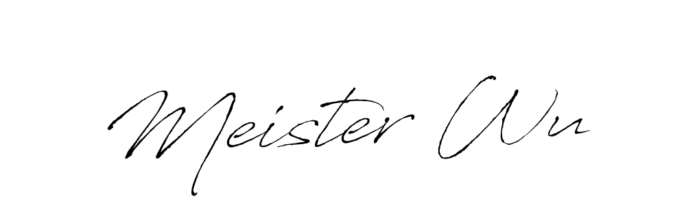Also You can easily find your signature by using the search form. We will create Meister Wu name handwritten signature images for you free of cost using Antro_Vectra sign style. Meister Wu signature style 6 images and pictures png