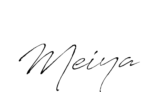 Make a beautiful signature design for name Meiya. With this signature (Antro_Vectra) style, you can create a handwritten signature for free. Meiya signature style 6 images and pictures png