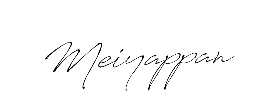 Design your own signature with our free online signature maker. With this signature software, you can create a handwritten (Antro_Vectra) signature for name Meiyappan. Meiyappan signature style 6 images and pictures png