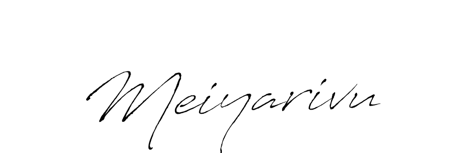 How to make Meiyarivu name signature. Use Antro_Vectra style for creating short signs online. This is the latest handwritten sign. Meiyarivu signature style 6 images and pictures png