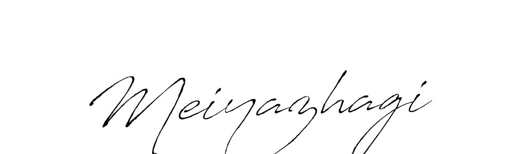 Also You can easily find your signature by using the search form. We will create Meiyazhagi name handwritten signature images for you free of cost using Antro_Vectra sign style. Meiyazhagi signature style 6 images and pictures png