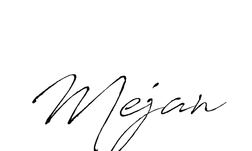 Design your own signature with our free online signature maker. With this signature software, you can create a handwritten (Antro_Vectra) signature for name Mejan. Mejan signature style 6 images and pictures png