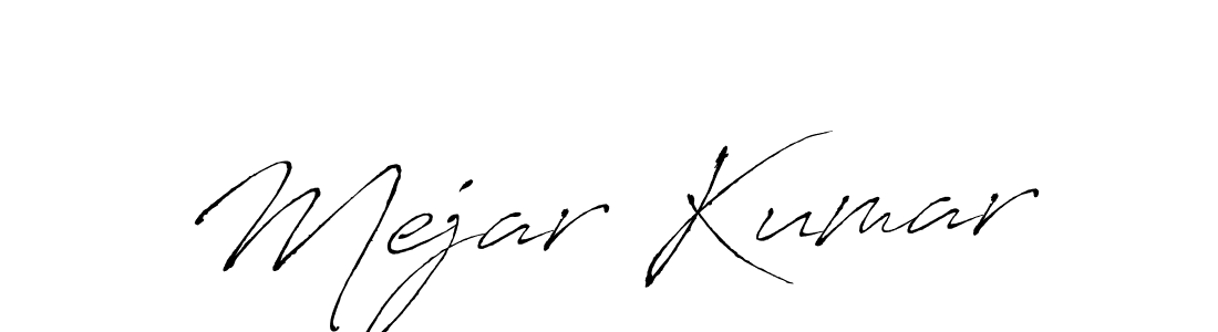 How to make Mejar Kumar name signature. Use Antro_Vectra style for creating short signs online. This is the latest handwritten sign. Mejar Kumar signature style 6 images and pictures png