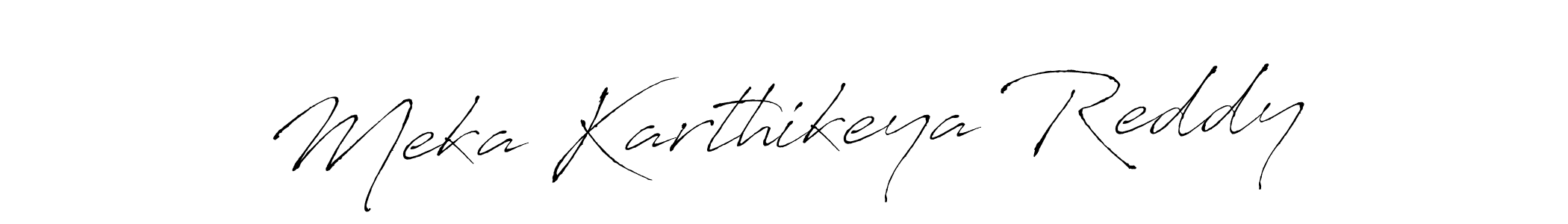 It looks lik you need a new signature style for name Meka Karthikeya Reddy. Design unique handwritten (Antro_Vectra) signature with our free signature maker in just a few clicks. Meka Karthikeya Reddy signature style 6 images and pictures png