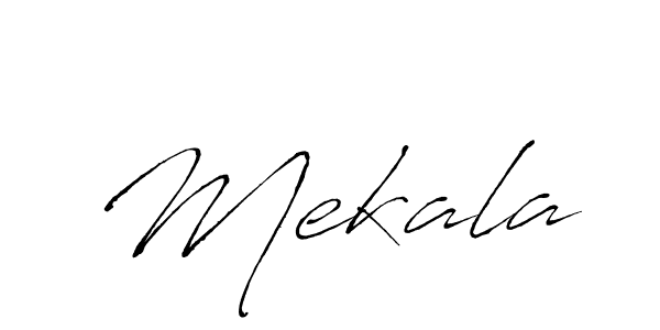 Make a beautiful signature design for name Mekala. With this signature (Antro_Vectra) style, you can create a handwritten signature for free. Mekala signature style 6 images and pictures png